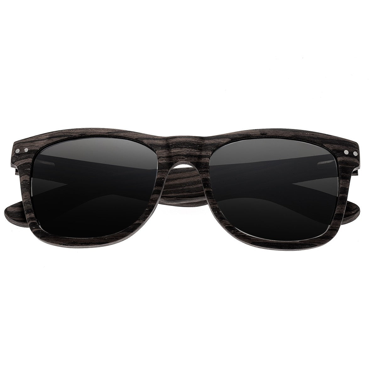 Earth Wood Cape Cod Polarized Sunglasses - Ebony/Silver - ESG060E