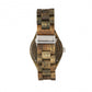 Earth Wood Sapwood Bracelet Watch w/Date - Olive - ETHEW1604