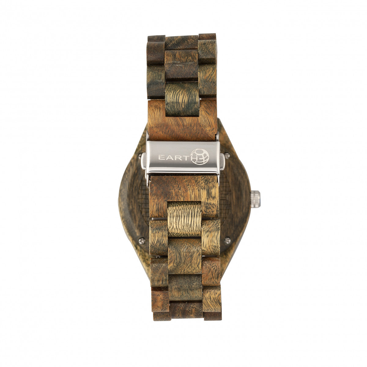 Earth Wood Sapwood Bracelet Watch w/Date - Olive - ETHEW1604