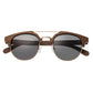 Earth Wood Kai Polarized Sunglasses - Walnut Zebrawood/Black - ESG024BK