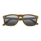 Earth Wood Pacific Polarized Sunglasses - Zebrawood/Grey - ESG008SL