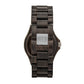 Earth Wood Centurion Bracelet Watch - Dark Brown - ETHEW6002