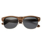 Earth Wood Moonstone Polarized Sunglasses - Walnut-Zebra/Black - ESG017WZ