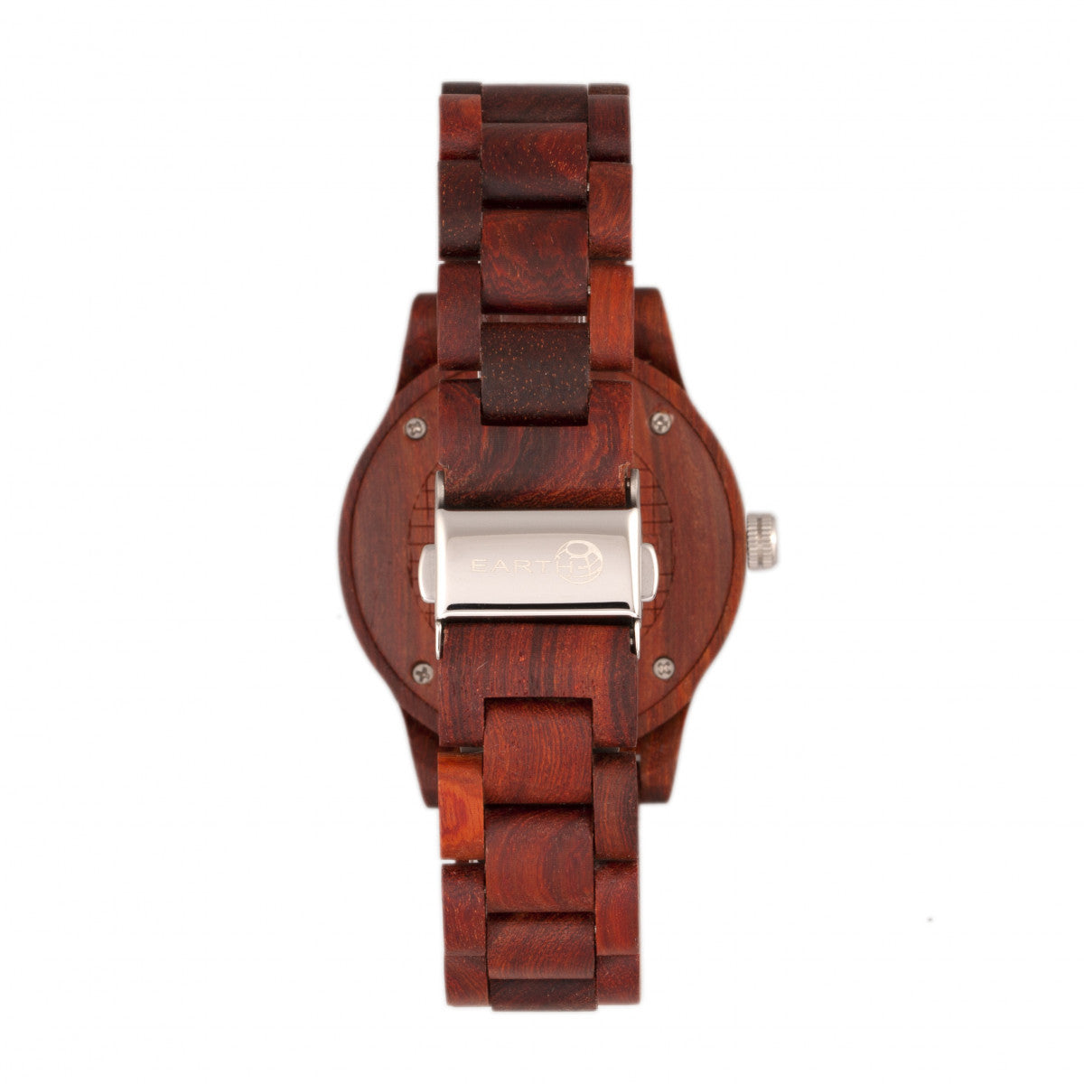 Earth Wood Tuckahoe Marble-Dial Bracelet Watch - Red - ETHEW4803