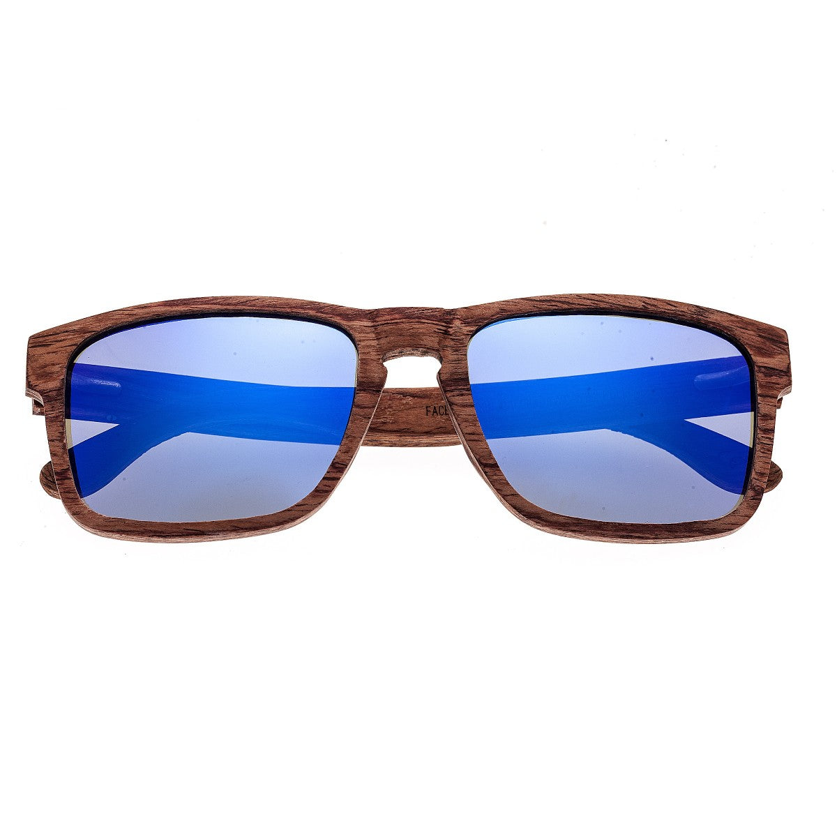 Earth Wood Whitehaven Polarized Sunglasses - Red-Rosewood/Purple - ESG080R