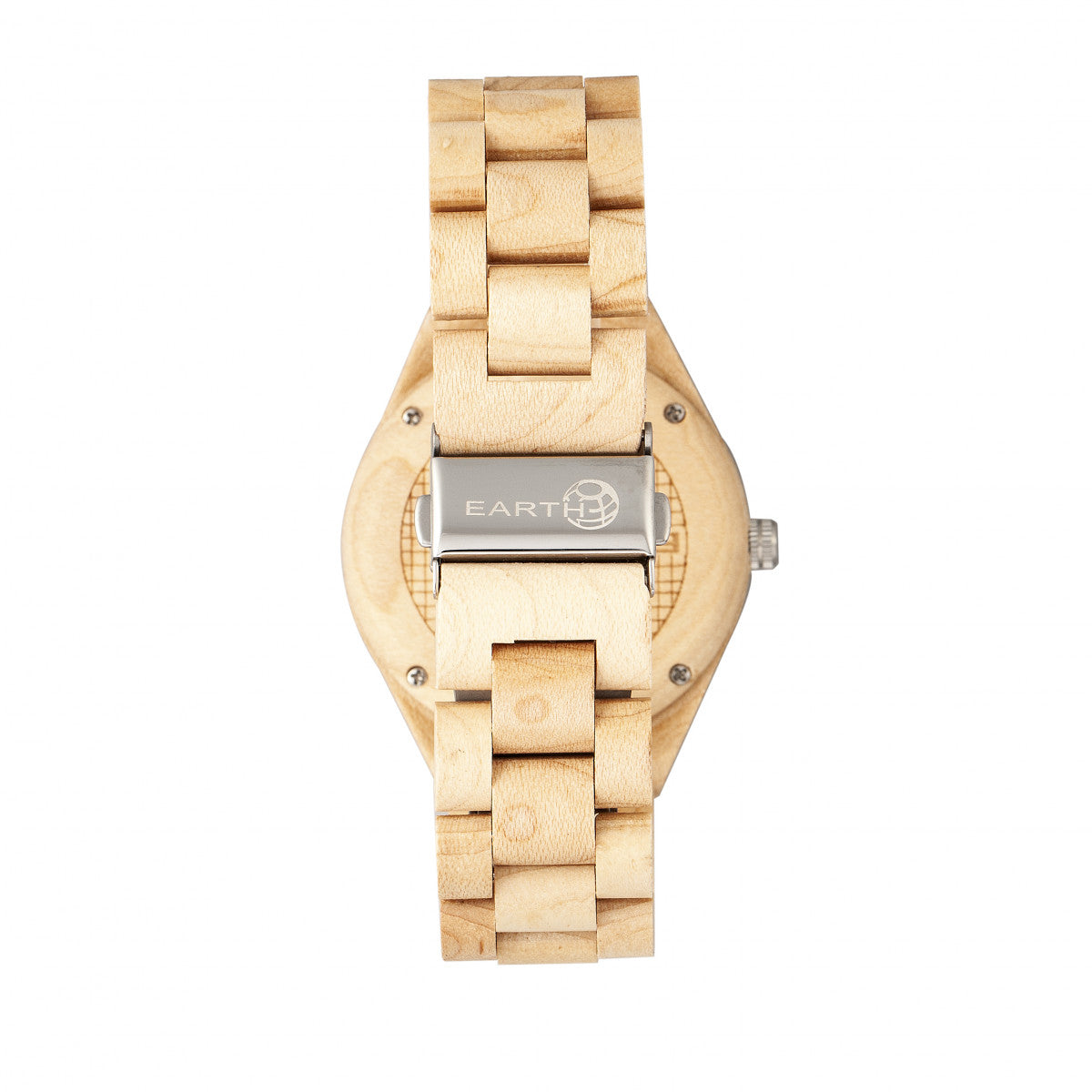 Earth Wood Sapwood Bracelet Watch w/Date - Khaki/Tan - ETHEW1601