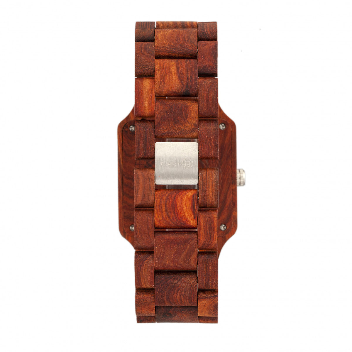 Earth Wood Arapaho Bracelet Watch w/Date - Red - ETHEW3603