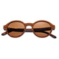 Earth Wood Maho Polarized Sunglasses - Sandlewood/Brown - ESG085S