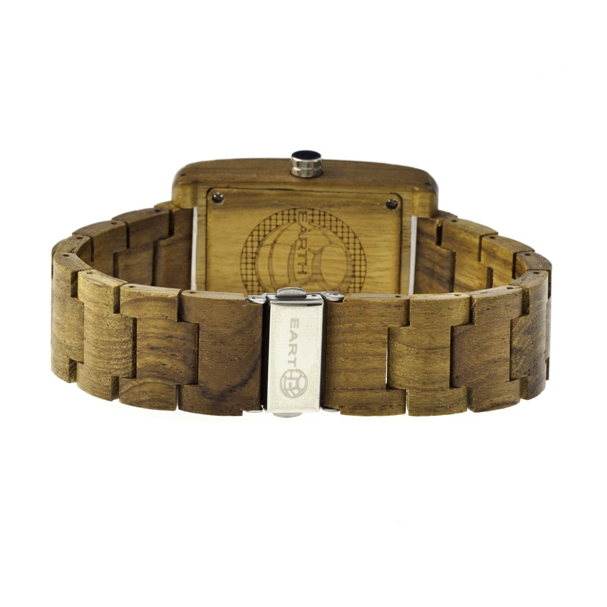 Earth Wood Trunk Bracelet Watch w/Date - Olive - ETHEW2604
