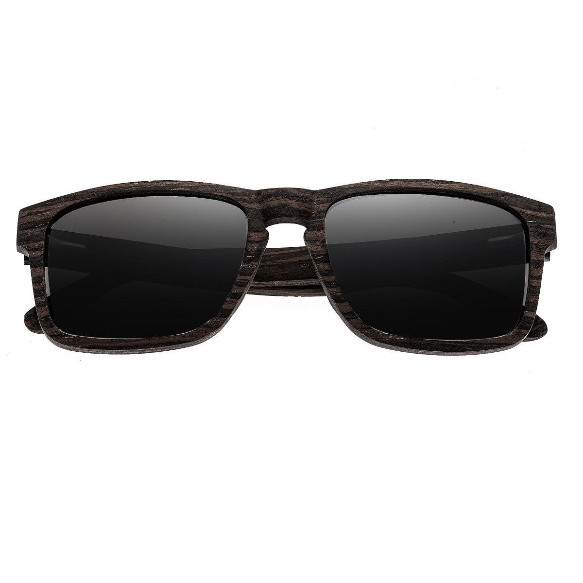 Earth Wood Whitehaven Polarized Sunglasses - Ebony/Black - ESG080E