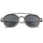 Earth Wood Binz Polarized Sunglasses - Grey Vine/Black  - ESG048GB