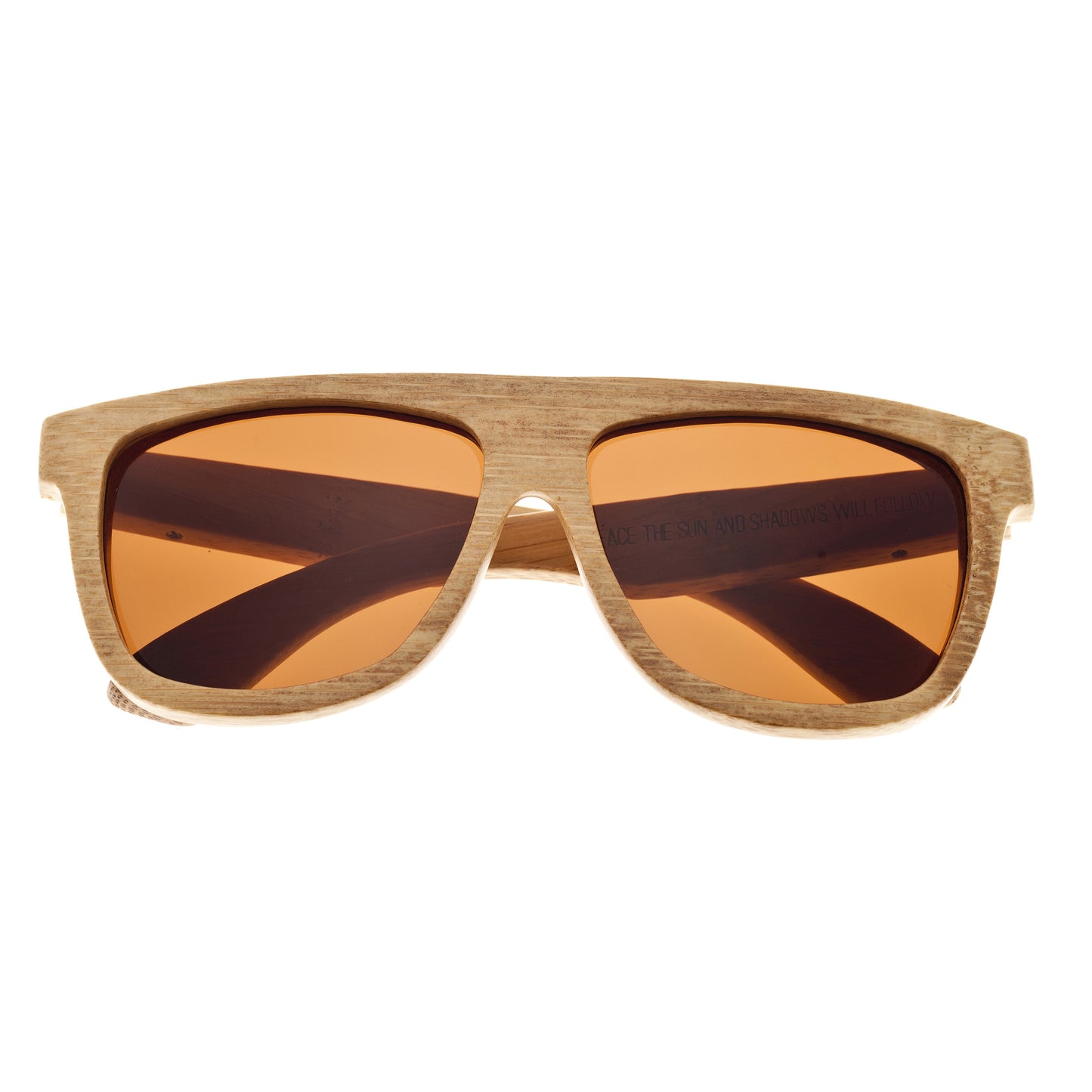 Earth Wood Imperial Polarized Sunglasses - Khaki/Brown - ESG031B