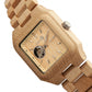 Earth Wood Black Rock Automatic Bracelet Watch - Khaki/Tan - ETHEW4401