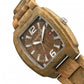 Earth Wood Sagano Bracelet Watch w/Date - Olive - ETHEW2404