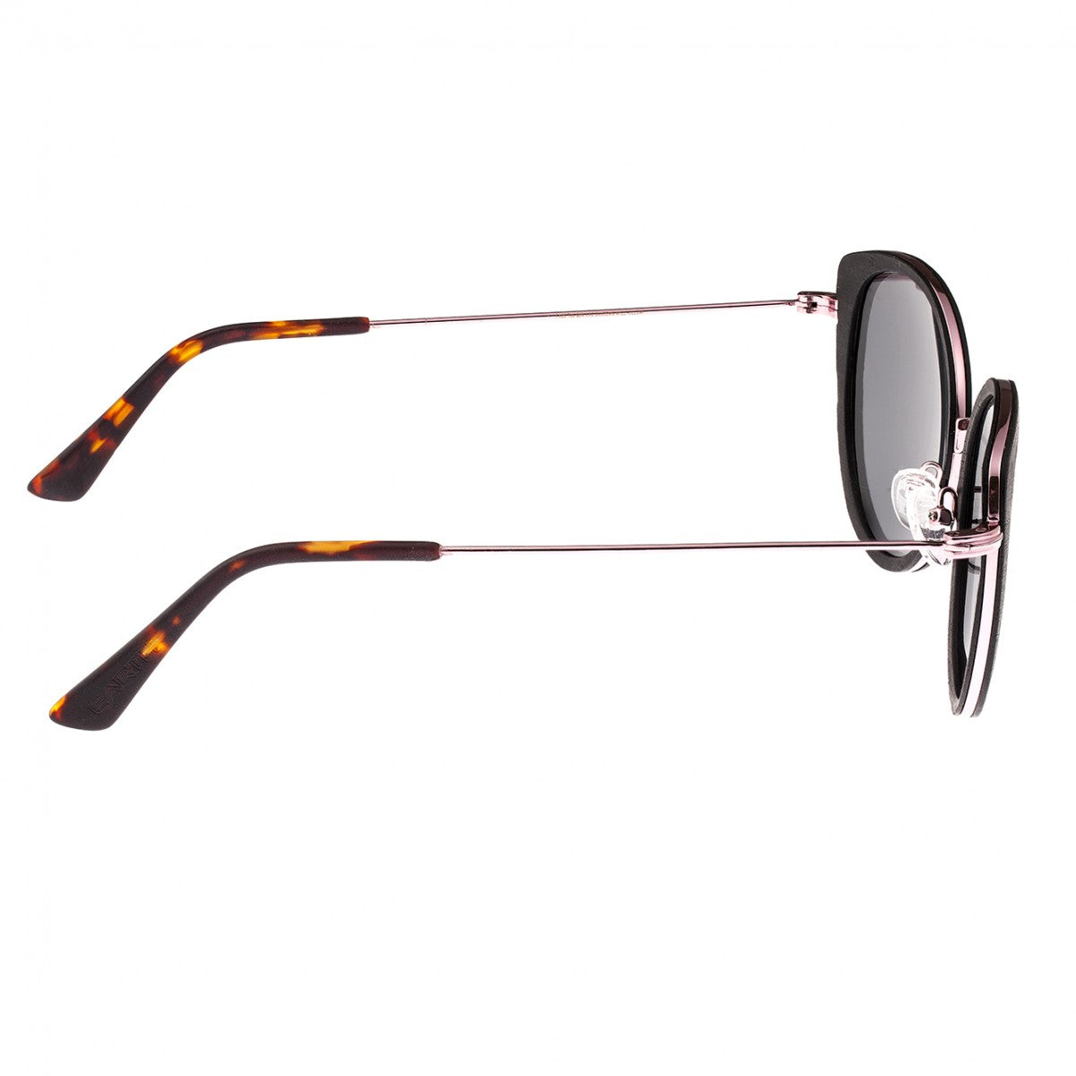 Earth Wood Oreti Polarized Sunglasses - Espresso/Black - ESG037BK