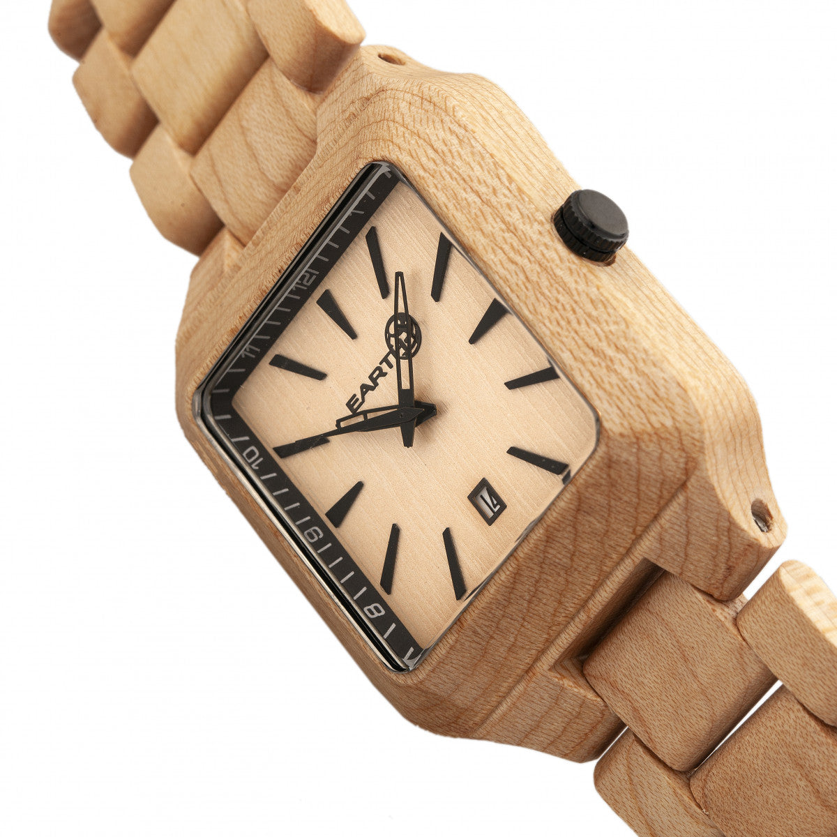 Earth Wood Arapaho Bracelet Watch w/Date - Khaki/Tan - ETHEW3601