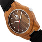 Earth Wood Aztec Leather-Band Watch - Olive - ETHEW4102
