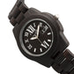 Earth Wood Heartwood Bracelet Watch w/Date - Dark Brown - ETHEW1502