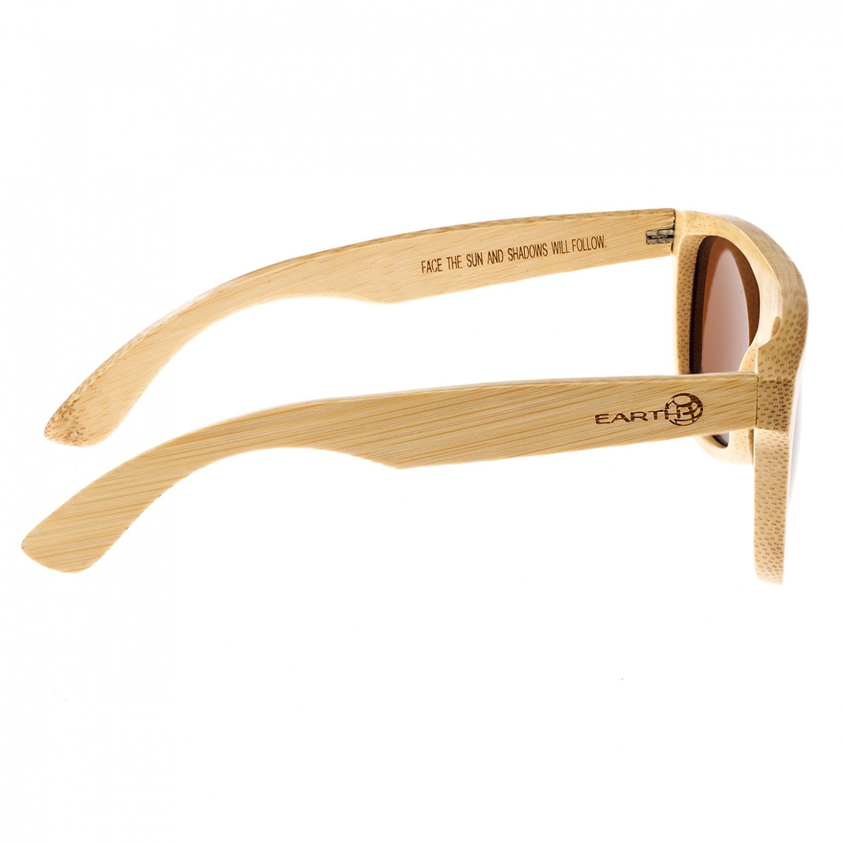 Earth Wood Imperial Polarized Sunglasses - Khaki/Brown - ESG031B