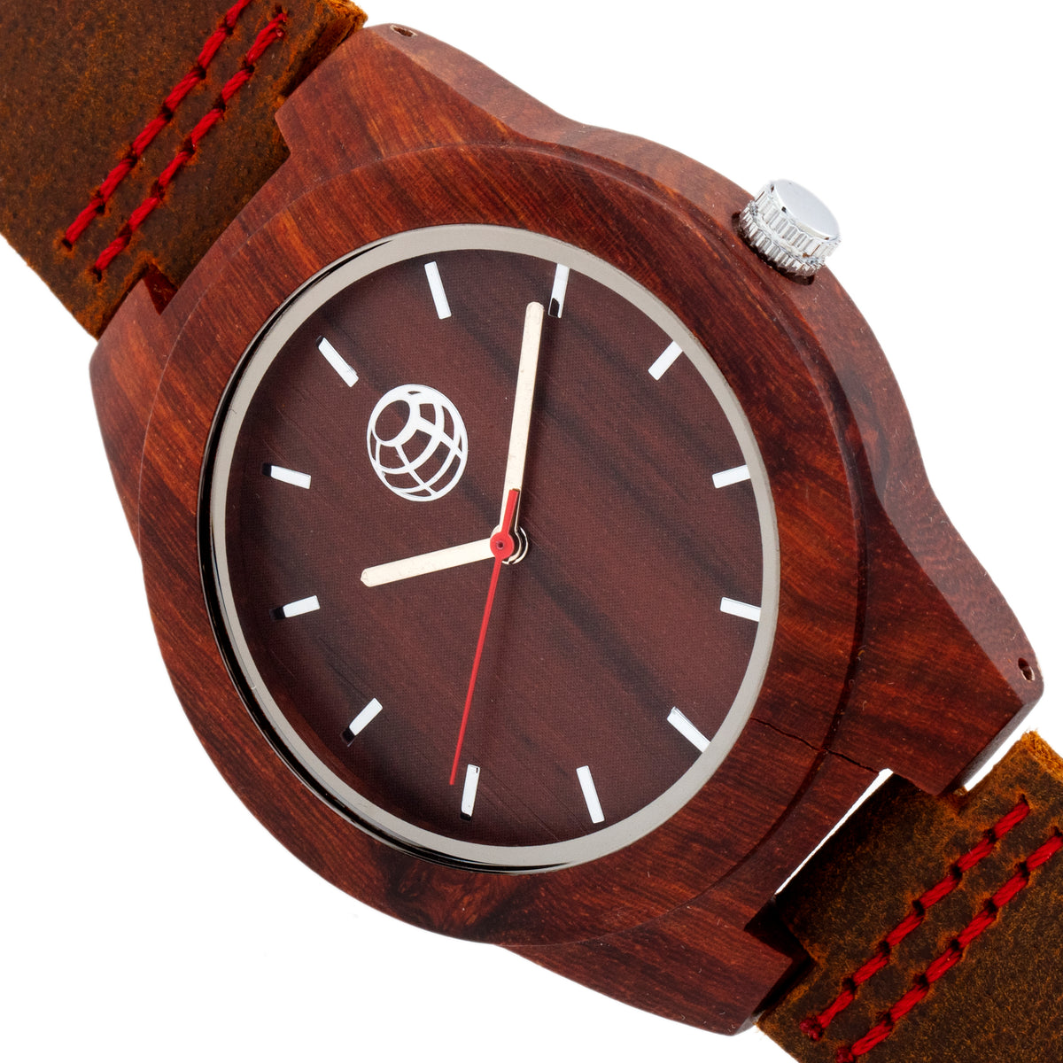 Aztec Watch Earth Wood Aztec Unisex Watch Camel Band Red Case ETHEW4103 – EARTH ...