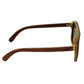 Earth Wood Playa Polarized Sunglasses - Rosewood & Bamboo/Black - ESG062RB