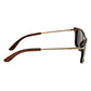 Earth Wood Queensland Polarized Sunglasses - Brown/Blue - ESG011BL
