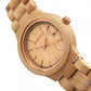 Earth Wood Biscayne Bracelet Watch w/Date - Khaki/Tan - ETHEW4201