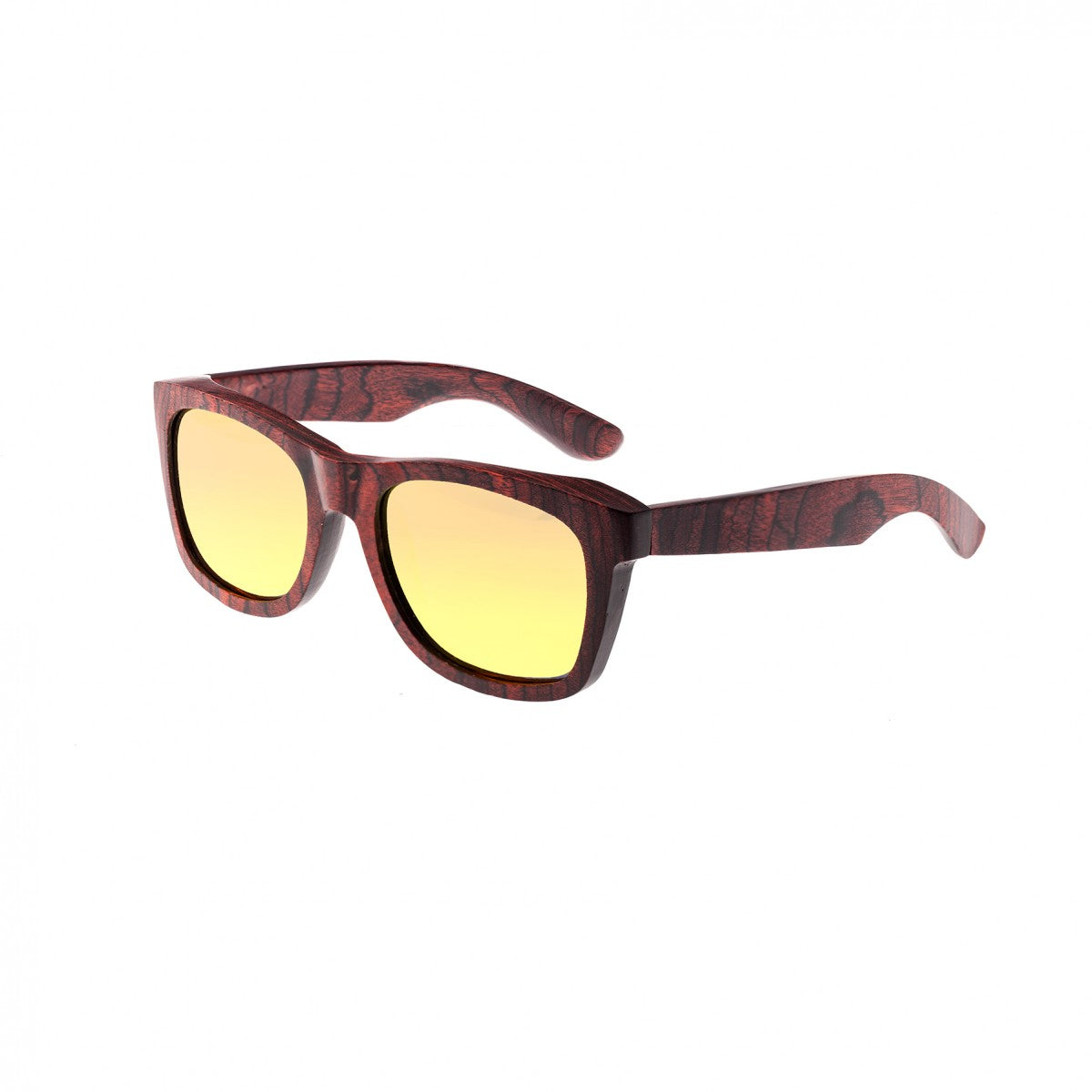 Earth Wood Panama Polarized Sunglasses - Rosewood Ebony/Brown - ESG083RB