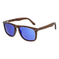 Earth Wood Pacific Polarized Sunglasses - Brown/Blue - ESG008BL