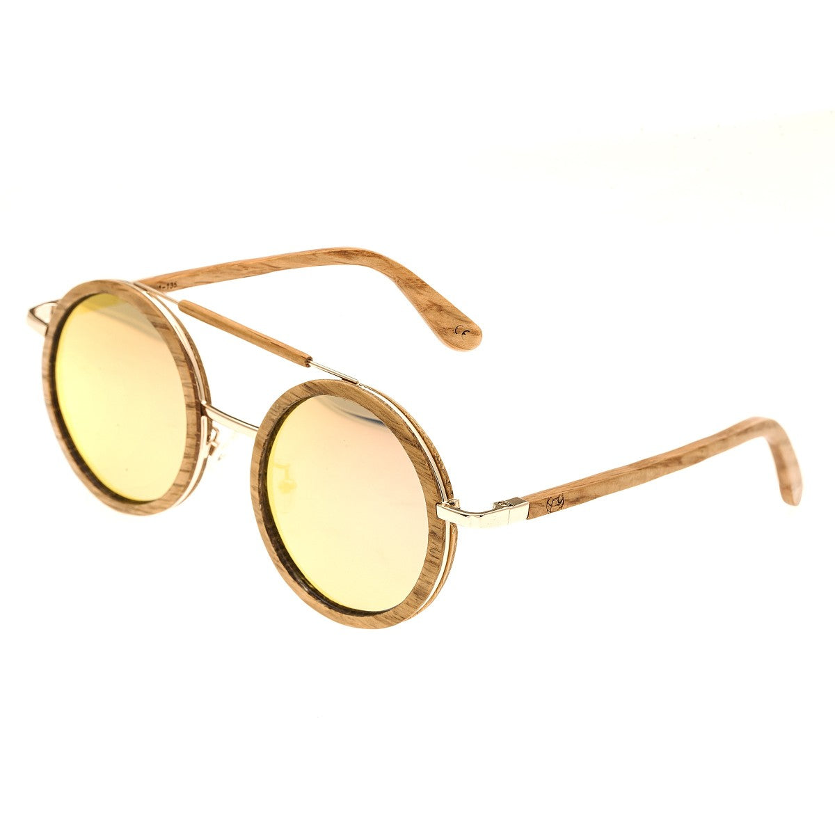 Earth Wood Bondi Polarized Sunglasses - Bamboo/Rose Gold - ESG003W