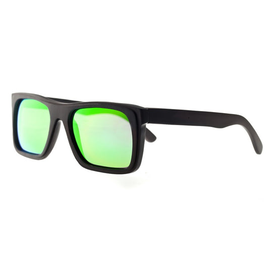 Earth Wood Ona Polarized Sunglasses - Espresso/Green - ESG102E