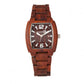 Earth Wood Sagano Bracelet Watch w/Date - Red - ETHEW2403