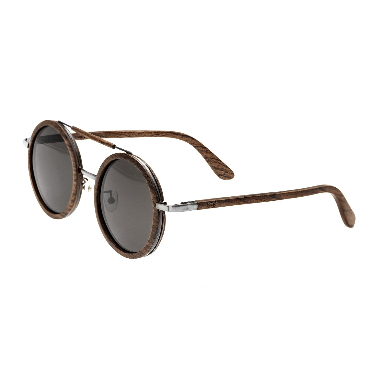 Earth Wood Bondi Polarized Sunglasses - Brown/Black - ESG003B