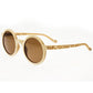Earth Wood Canary Polarized Sunglasses - Bamboo/Brown - ESG040B