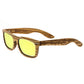 Earth Wood Maya Polarized Sunglasses - Zebrawood/Yellow - ESG005Z