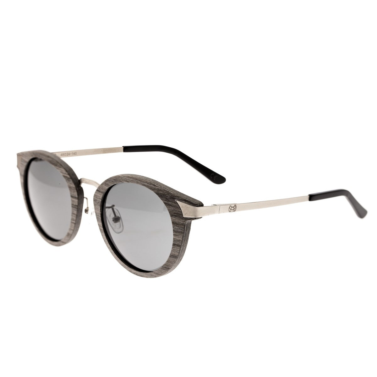 Earth Wood Zale Polarized Sunglasses - Grey/Grey - ESG026GY