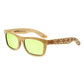 Earth Wood Maya Polarized Sunglasses - Bamboo/Yellow - ESG005B