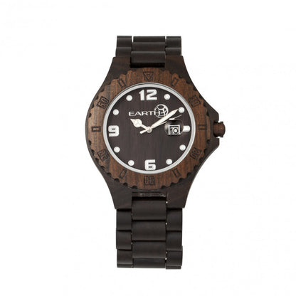 Earth Wood Raywood Bracelet Watch w/Date