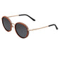 Earth Wood Himara Polarized Sunglasses - Red Rosewood/Black  - ESG039RG